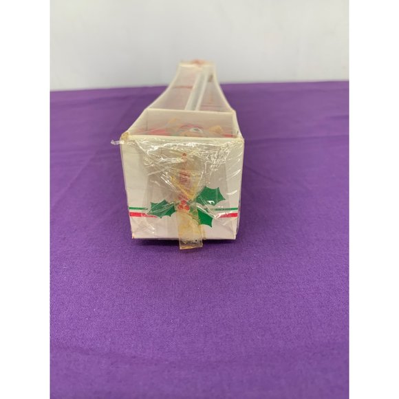 Santa Bear Candle Rings Hugger Set of 2 with Taper Candles Bisque Jasco Taiwan V - Picture 9 of 11